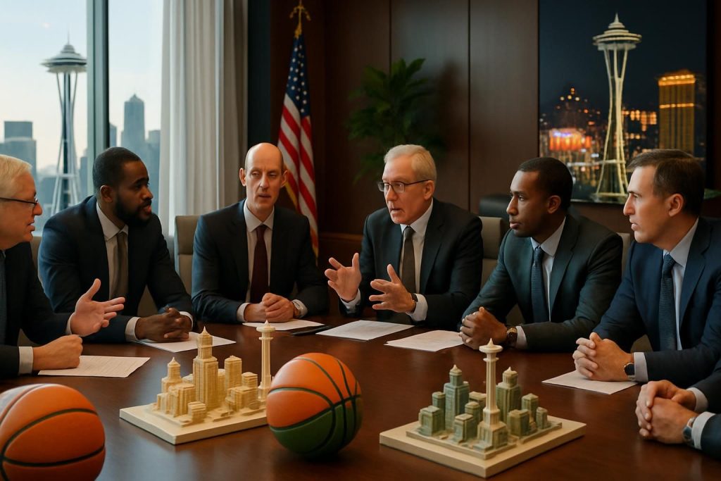 la nba s'apprête à voter sur l'attribution de l'exclusivité d'expansion aux villes de las vegas et seattle, marquant une étape clé dans le développement de la ligue.