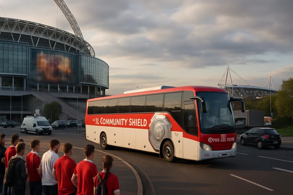 le community shield sera déplacé de wembley à cardiff en raison d'un concert prévu en même temps à wembley, garantissant ainsi un événement sportif sans encombre.