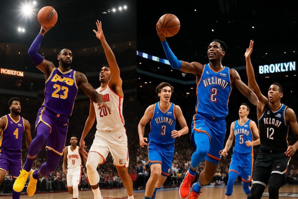 découvrez comment les lakers ont dominé à houston tandis qu'okc a brillé à brooklyn, offrant une démonstration impressionnante des géants de l'ouest en pleine forme.