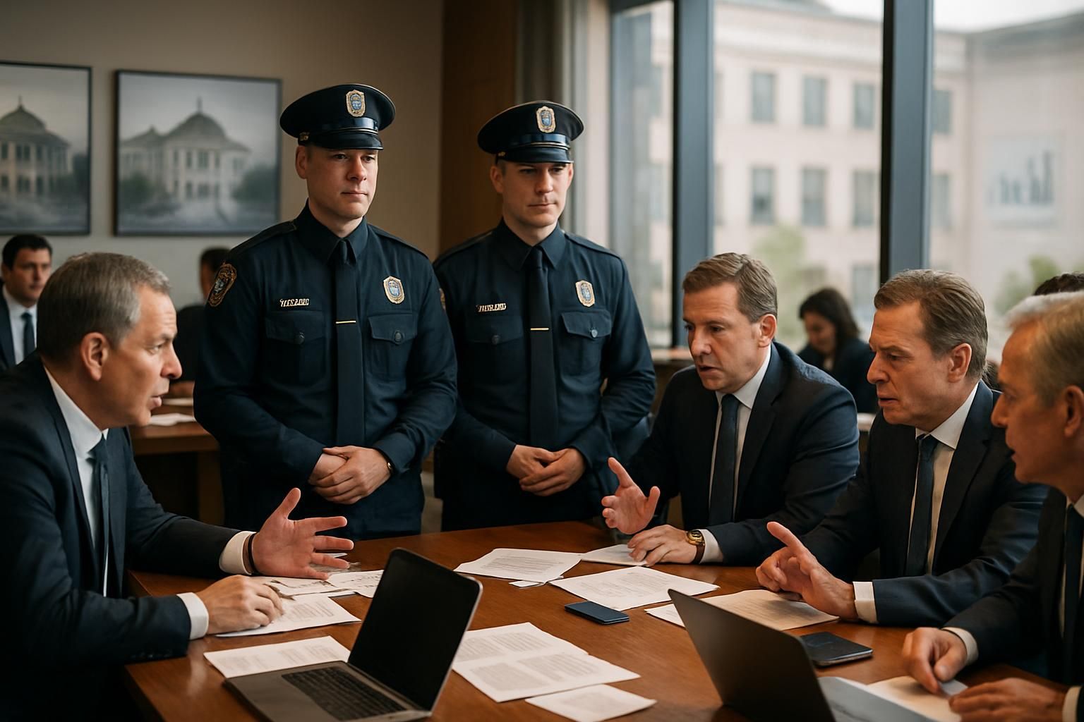 découvrez comment les maires rivalisent pour recruter des agents de police très prisés, dans une lutte acharnée marquée par des offres salariales élevées et une demande croissante.