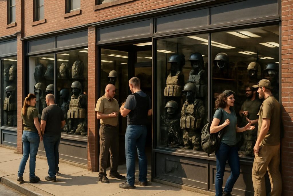 découvrez comment les boutiques d'équipement tactique de fayetteville connaissent une forte hausse des ventes en raison du contexte du conflit en iran, reflétant une demande accrue pour le matériel stratégique.