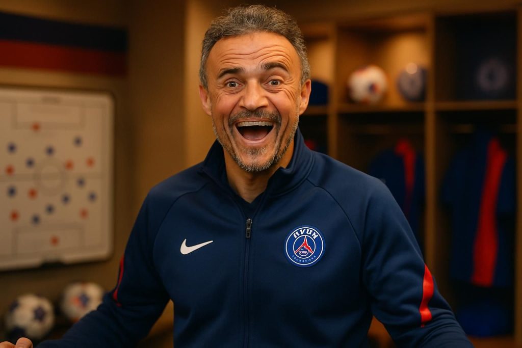 luis enrique se montre enthousiaste avant le match décisif psg-chelsea en 8es de finale de la ligue des champions, exprimant une impatience intense à l'approche du choc.