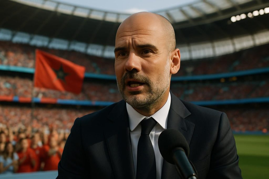 pep guardiola, entraîneur de manchester city, souligne avec insistance l'importance de la victoire de l'équipe marocaine dans un récent entretien.