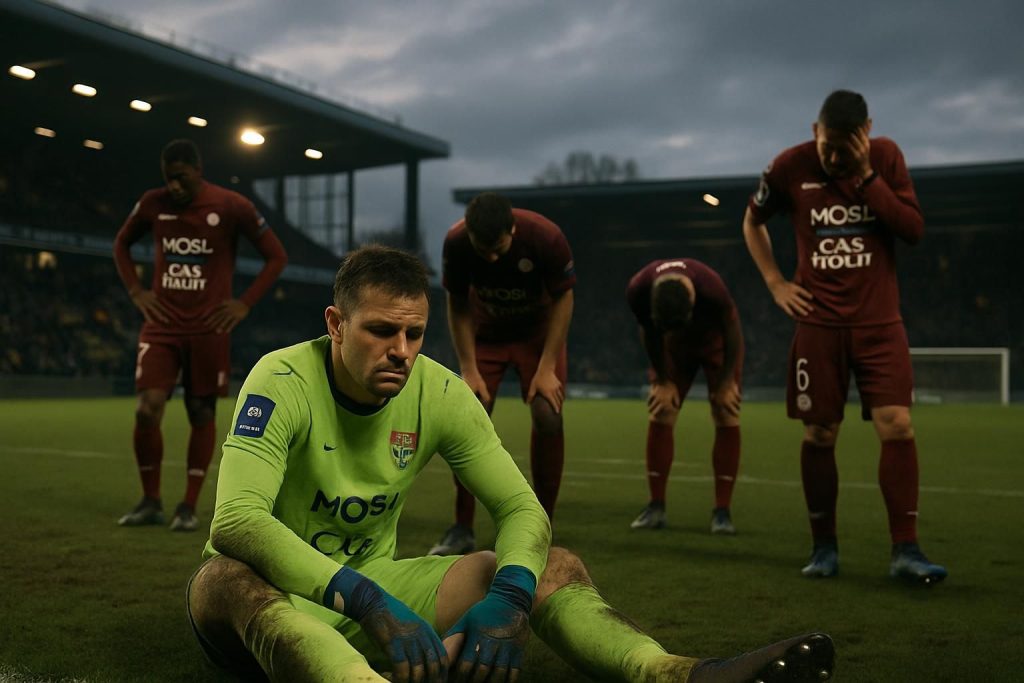 analyse de la crise défensive à metz : un problème majeur avec trop de buts encaissés et les difficultés du coach pour redresser la situation.
