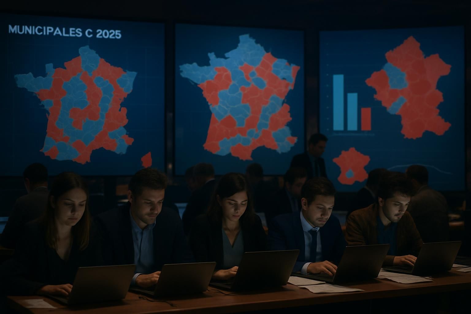 analyse complète de la soirée électorale des municipales 2026 : réélections majeures, revers pour le rassemblement national et taux de participation au scrutin.