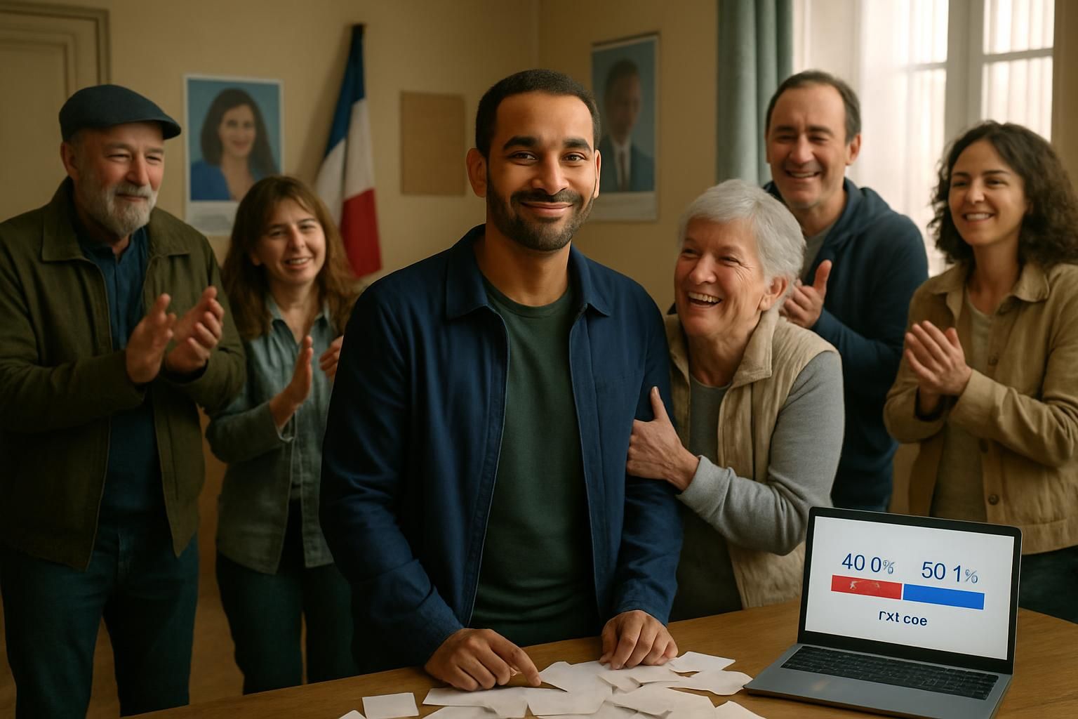 Municipales 2026 : Romain Gentil (divers gauche) atteint le second tour, pour une marge de seulement trois voix