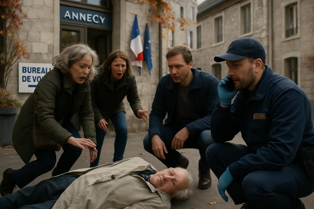 lors des municipales 2026 à annecy, un électeur de 75 ans est décédé subitement après avoir accompli son devoir de vote, suscitant émotion et questionnements.