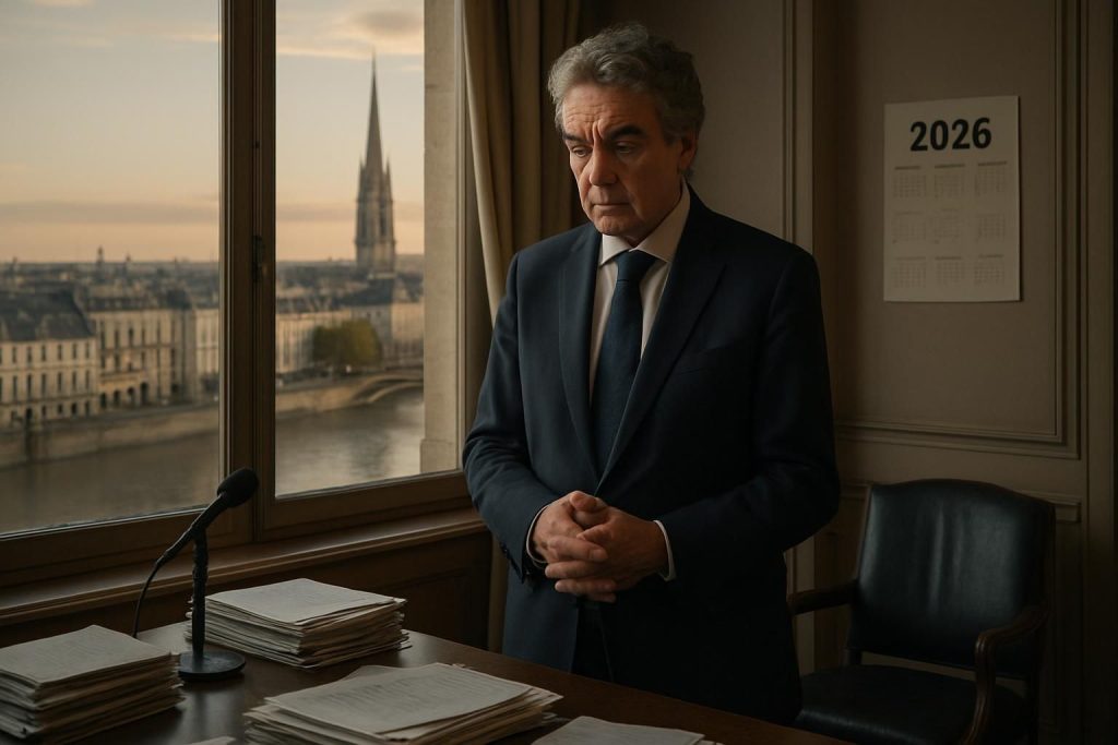 découvrez les raisons mystérieuses du retrait de philippe dessertine dans la course aux municipales 2026 à bordeaux et son impact sur la politique locale.