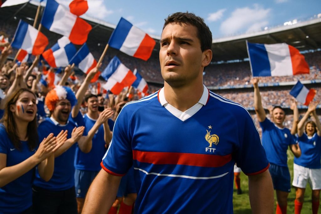 découvrez quelle édition de la coupe du monde a marqué l'histoire des bleus avec le maillot le plus emblématique porté par l'équipe de france.
