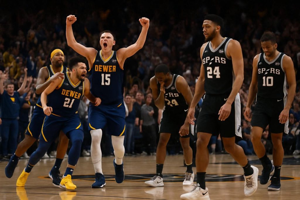 les san antonio spurs chutent face aux denver nuggets sans leur star victor wembanyama, soulignant l'impact majeur de son absence sur la performance de l'équipe.