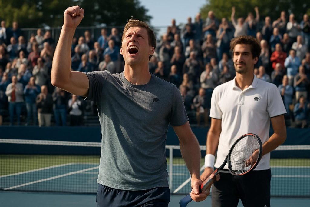 sebastian ofner triomphe en finale du challenger de saint-brieuc en battant pierre-hugues herbert dans un match intense et mémorable.