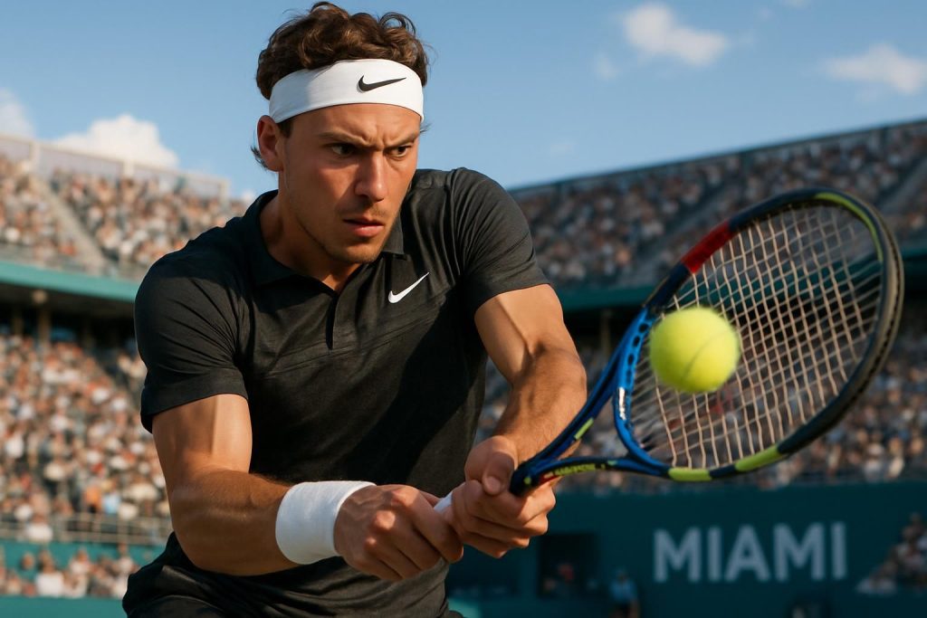 découvrez comment térence atmane fait preuve d'une persévérance et d'une détermination sans faille lors du tournoi de miami, illustrant son engagement exceptionnel sur le court.