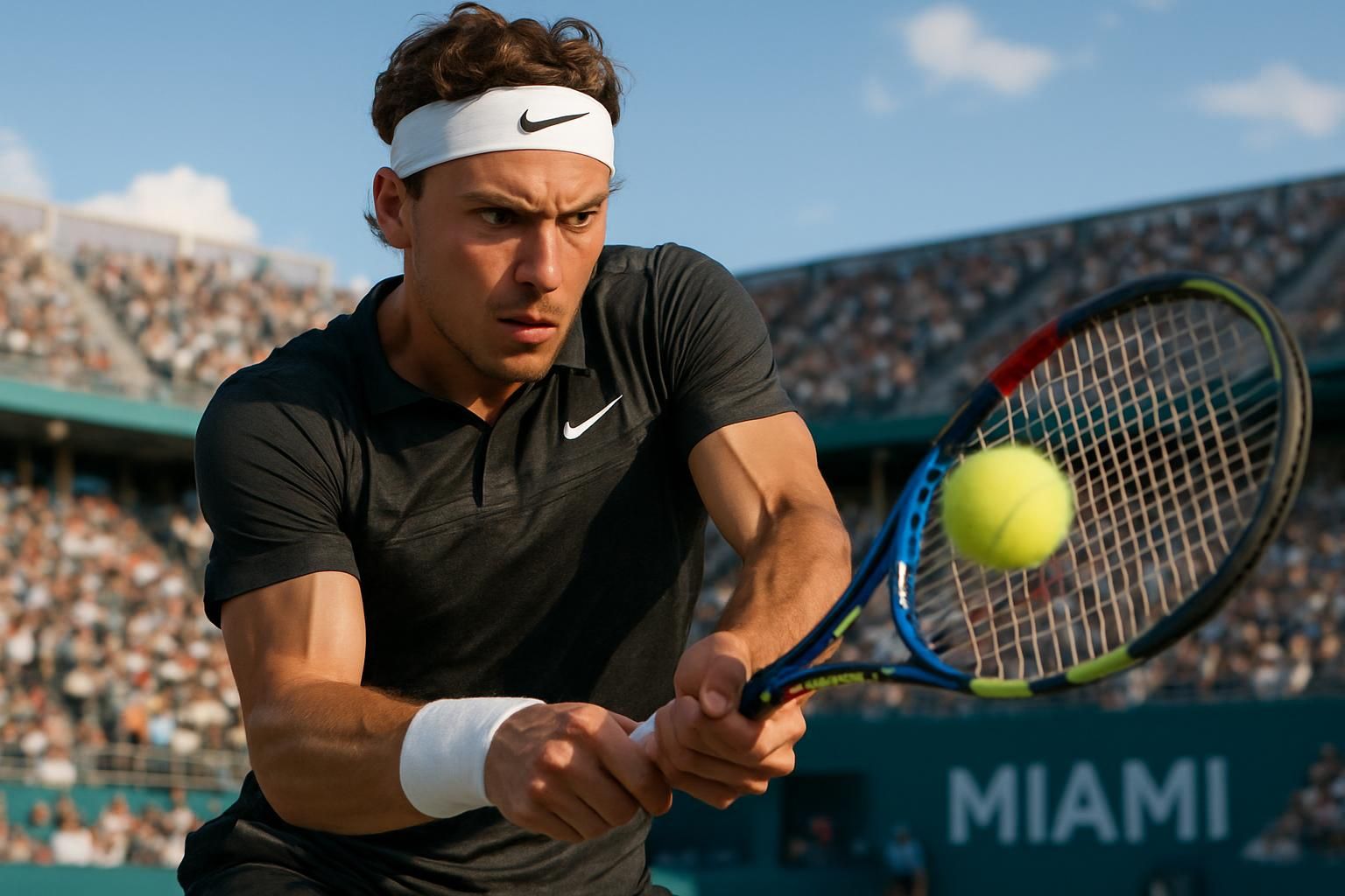 découvrez comment térence atmane fait preuve d'une persévérance et d'une détermination sans faille lors du tournoi de miami, illustrant son engagement exceptionnel sur le court.