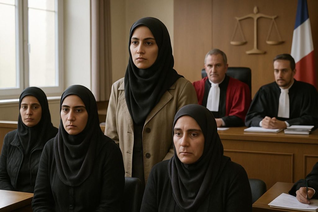 en france, 33 femmes de retour de syrie et d’irak liées au terrorisme islamiste seront jugées avant 2027, soulignant les enjeux sécuritaires et judiciaires liés à ces retours.