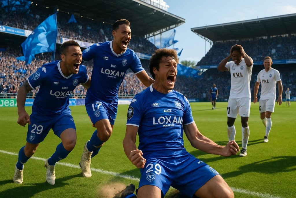 troyes reprend la tête de la ligue 2 après une victoire éclatante à amiens, renforçant sa position de leader dans le championnat.