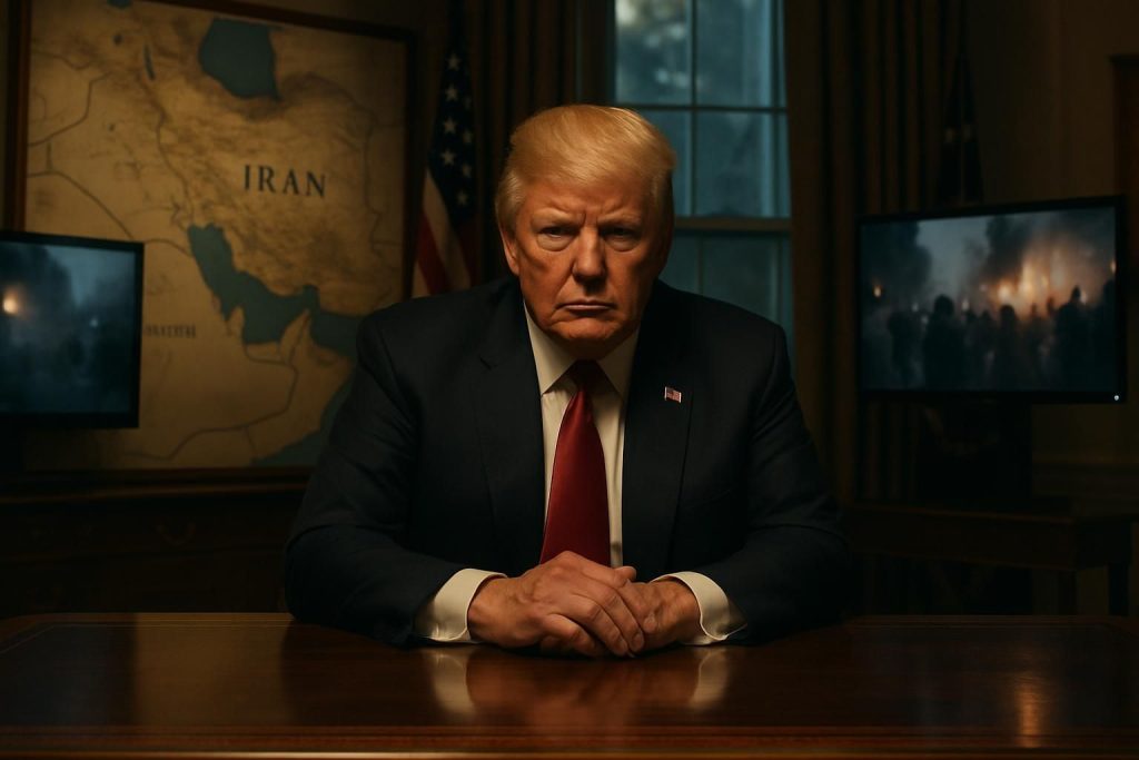 trump appelle à la peine de mort pour la couverture médiatique de la guerre en iran pendant les troubles de mi-mandat, suscitant une controverse intense.