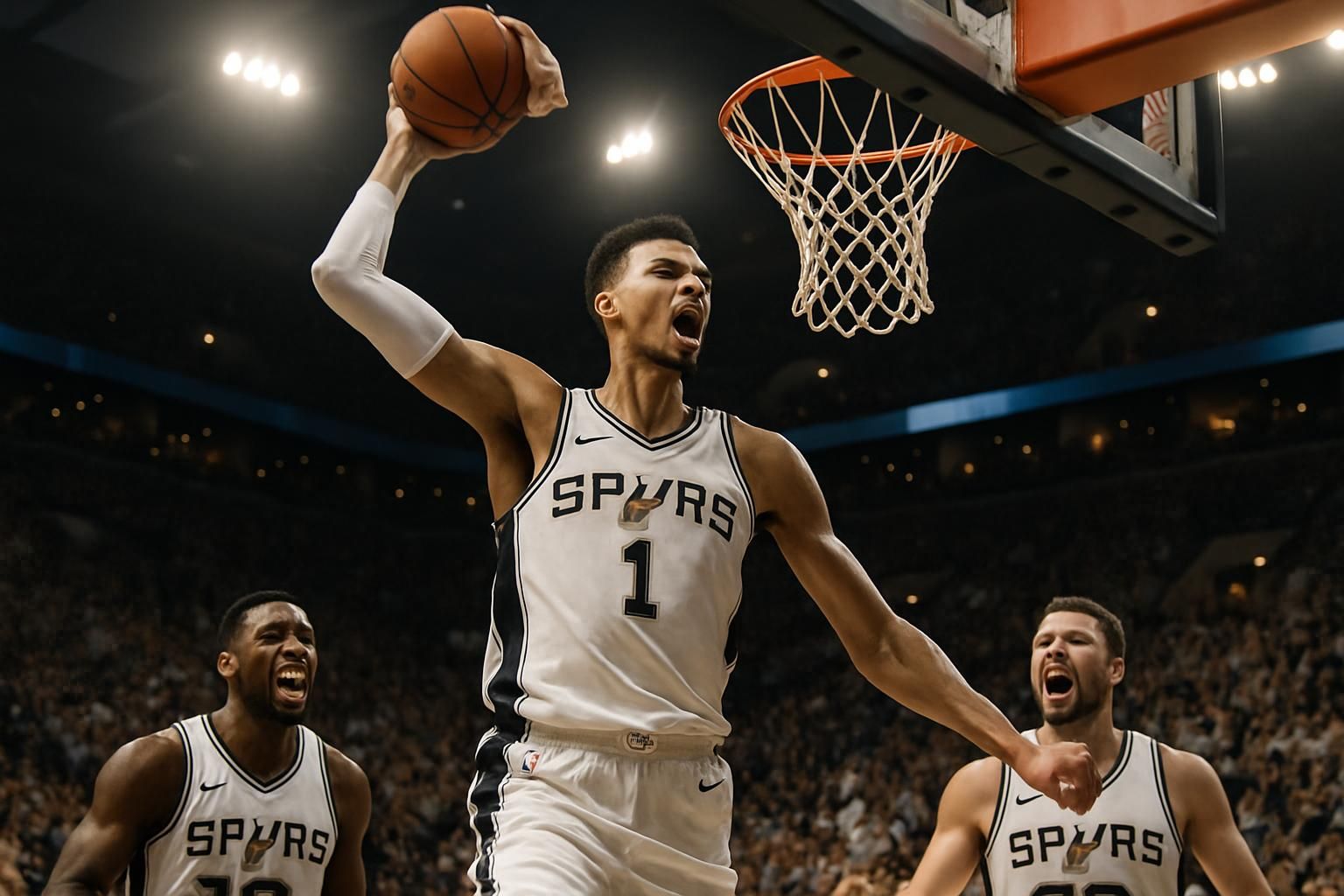 victor wembanyama brille et les spurs confirment leur suprématie à domicile lors du premier tour des playoffs, assurant une performance impressionnante.
