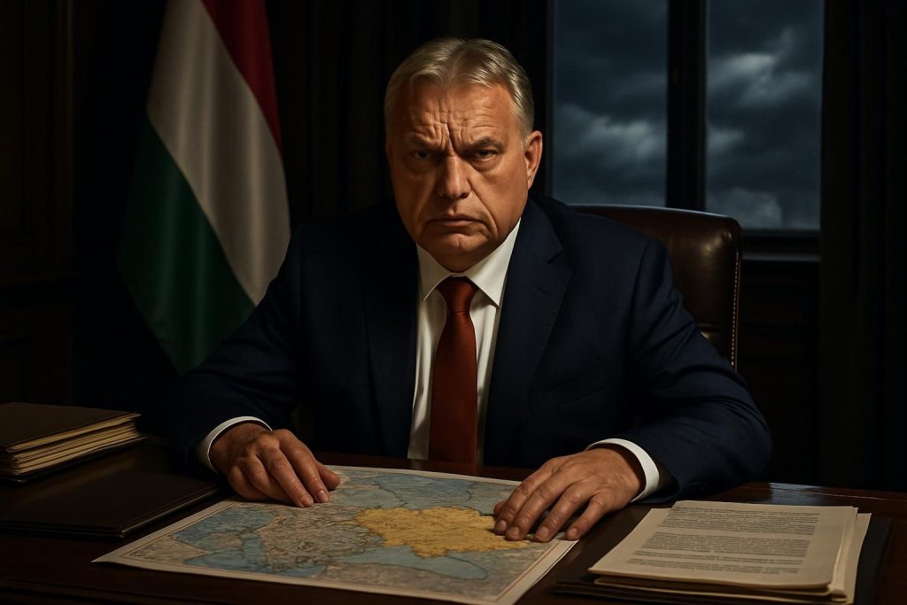 viktor orbán, dont la carrière politique est en danger, accroît ses pressions sur l’ukraine, accentuant les tensions diplomatiques dans la région.