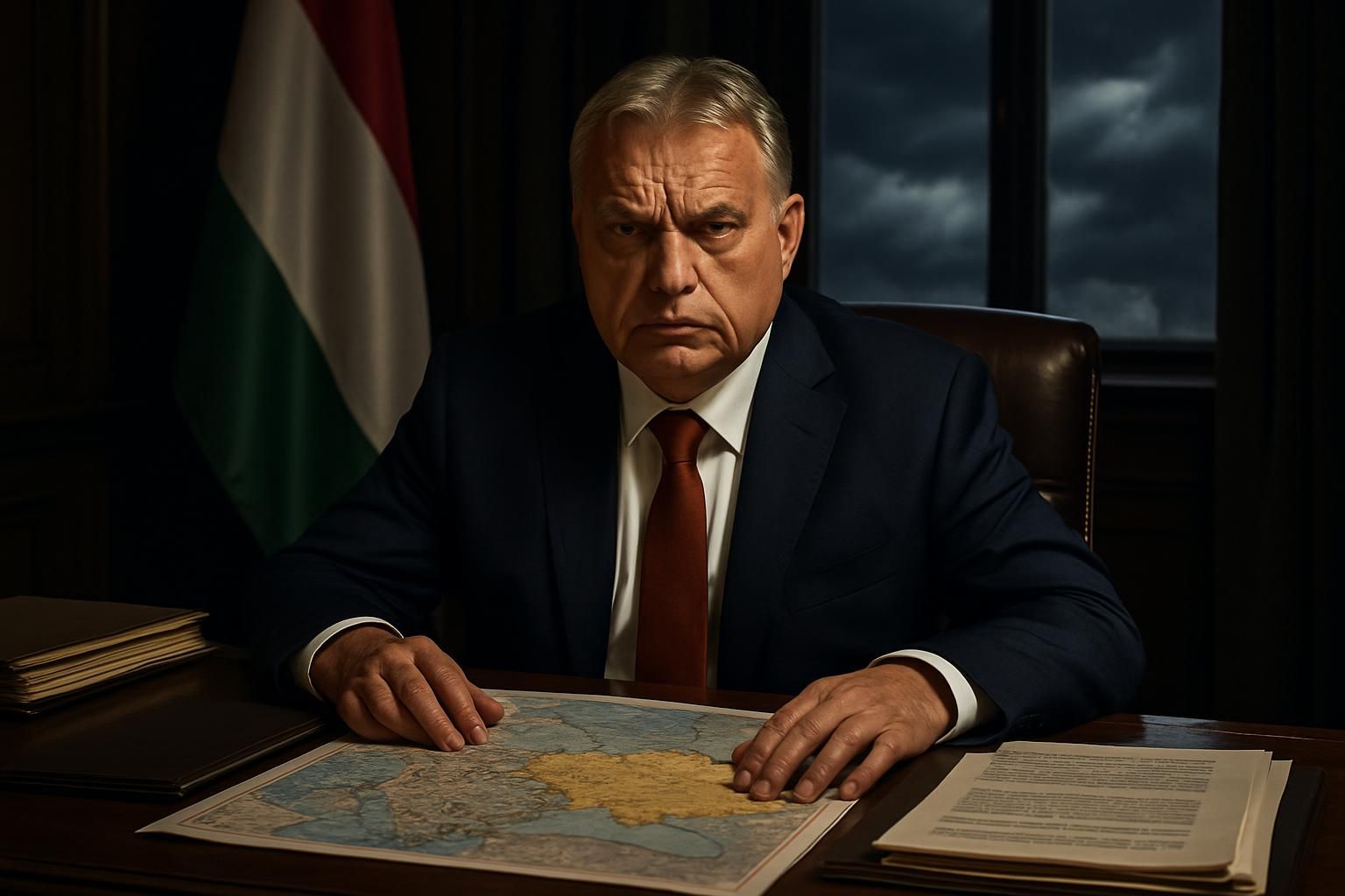 viktor orbán, dont la carrière politique est en danger, accroît ses pressions sur l’ukraine, accentuant les tensions diplomatiques dans la région.