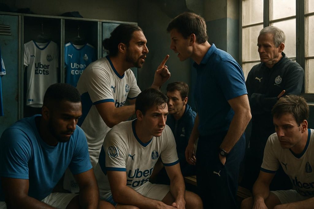 découvrez les tensions et les défis actuels dans le vestiaire de l'om, où une tourmente interne met à l'épreuve l'unité de l'équipe.