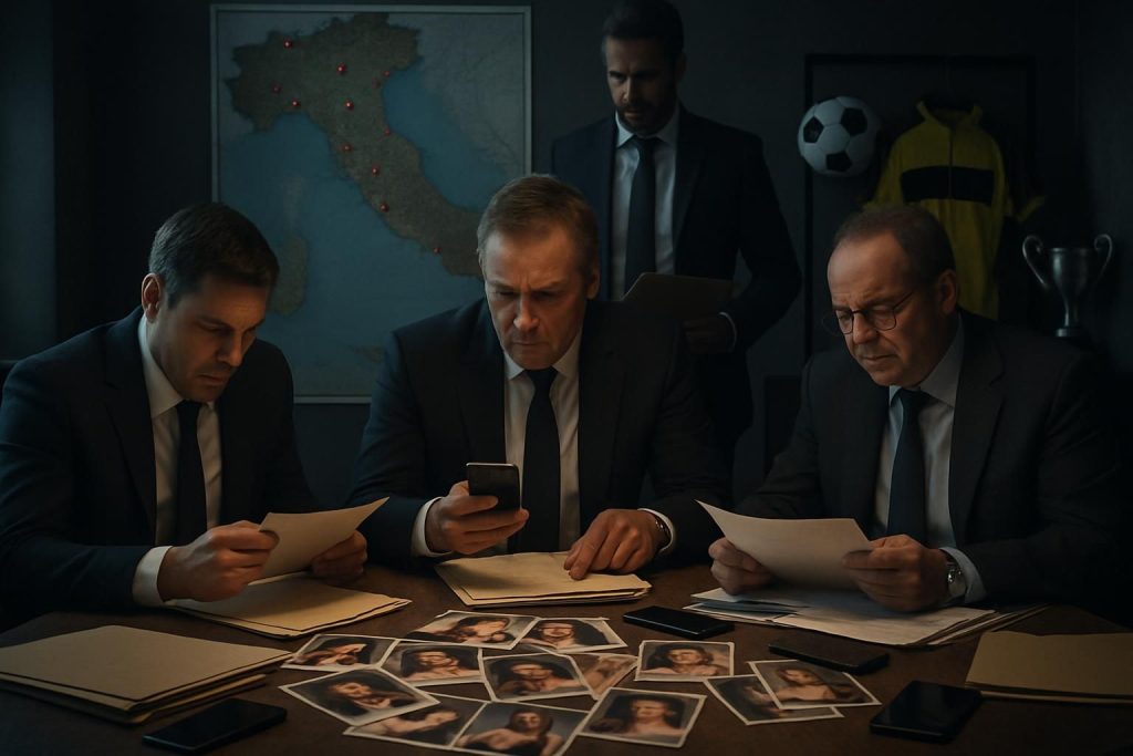 découvrez l'enquête approfondie sur l'affaire des escortes de luxe en italie, les accusations majeures et les liens inattendus avec le monde du sport.