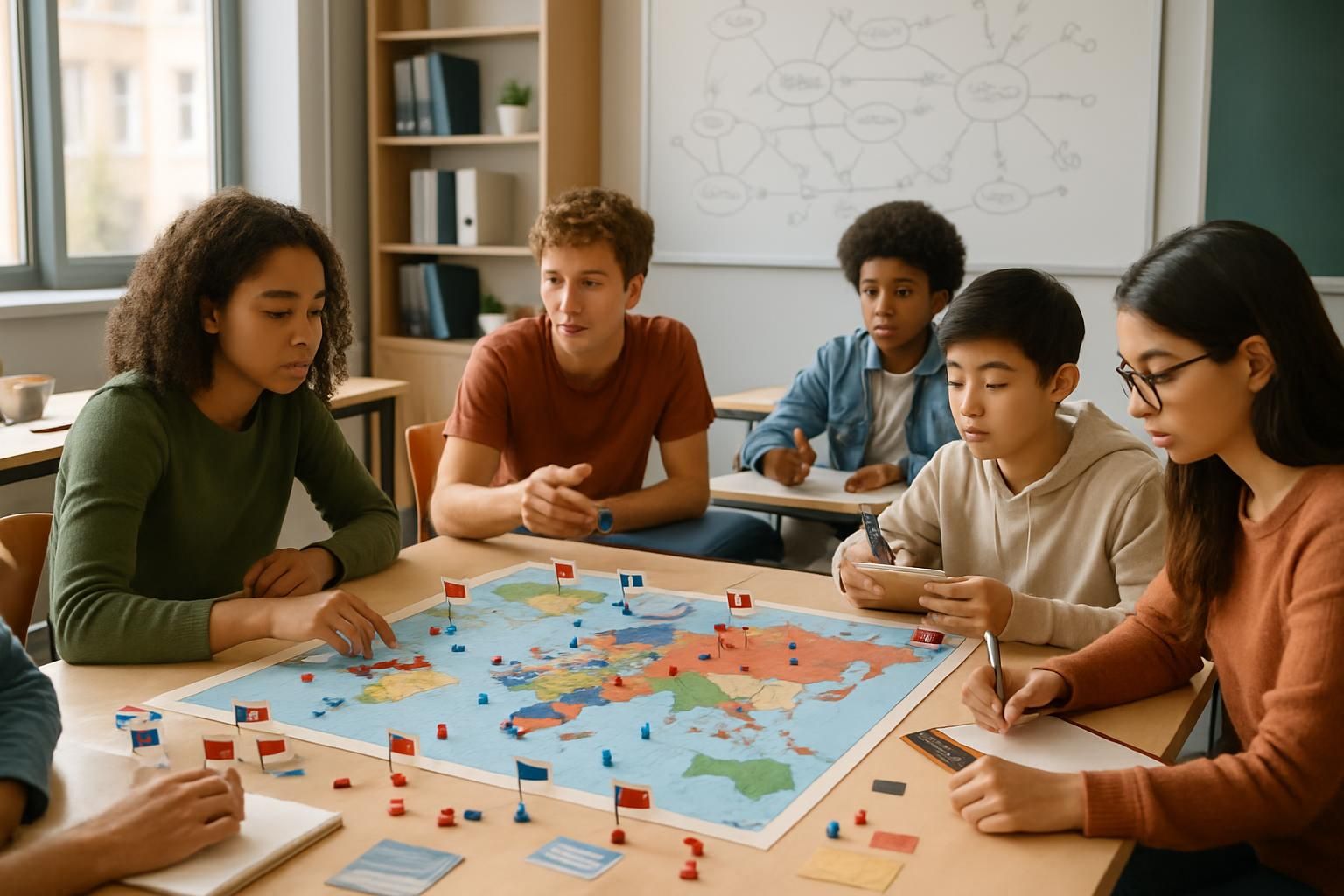 découvrez comment apprendre la géopolitique par le jeu peut enrichir l'enseignement, en rendant les concepts complexes accessibles et en stimulant l'engagement des élèves.