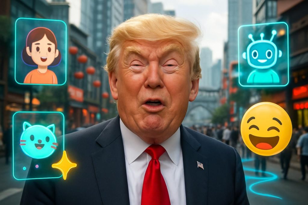 découvrez comment les internautes chinois, après l'iran, se moquent de donald trump à travers un clip humoristique créé grâce à l'intelligence artificielle.