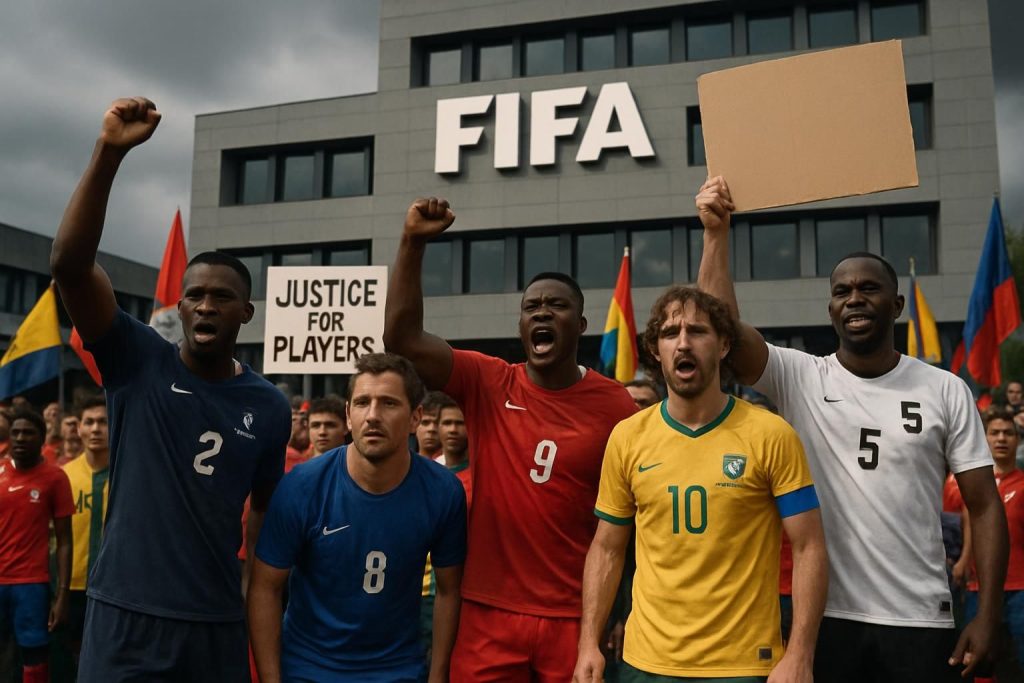 découvrez comment le collectif «justice for players» remet en question la fifa après l'arrêt diarra, secouant les fondations du football mondial.