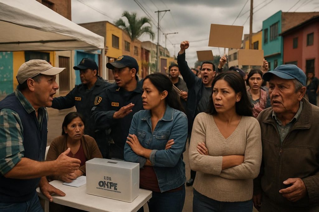 au pérou, des perturbations lors du scrutin électoral plongent la nation dans l'incertitude, alors que les résultats restent en attente.
