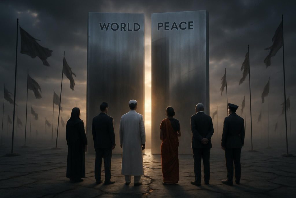 explorez les défis et illusions entourant la quête d'une paix mondiale durable dans un contexte contemporain complexe.
