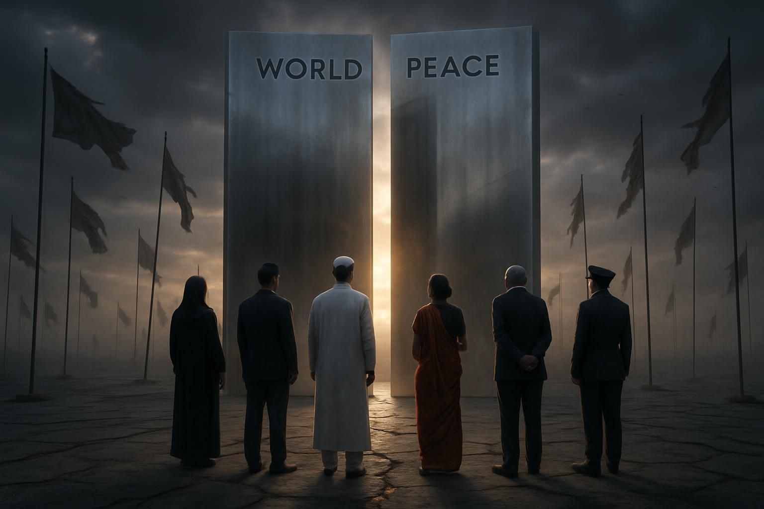 explorez les défis et illusions entourant la quête d'une paix mondiale durable dans un contexte contemporain complexe.