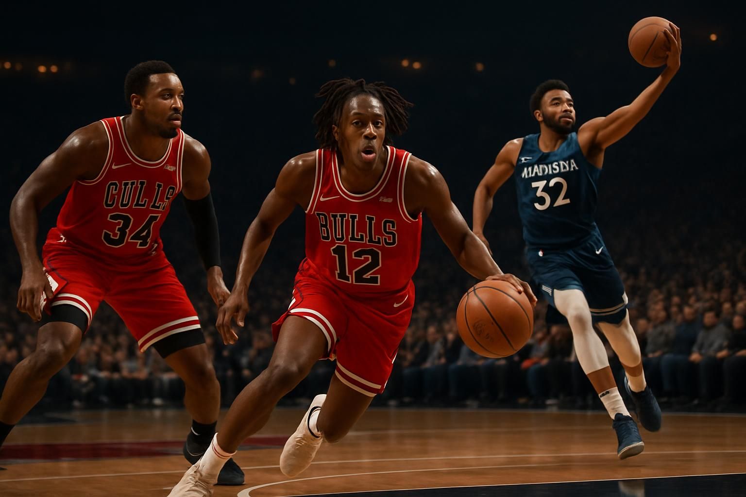 découvrez les performances marquantes de la nuit nba du 25 au 26 avril 2026 avec ayo dosunmu, wendell jr carter et karl-anthony towns en vedette.