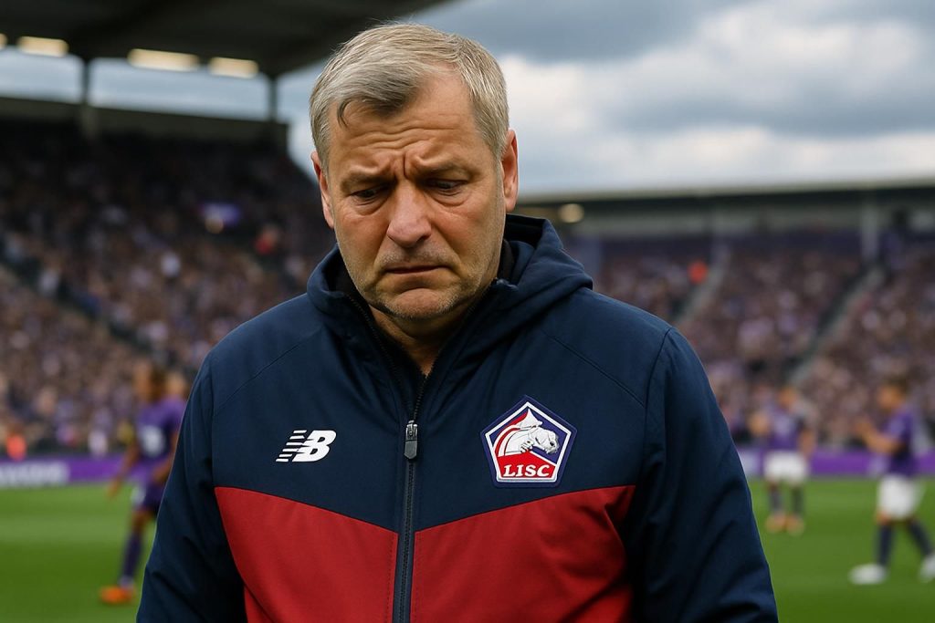 bruno genesio, coach de lille, exprime son émotion après la perte de son père et partage comment l'équipe a tout donné pour lui rendre hommage en remportant la victoire à toulouse.