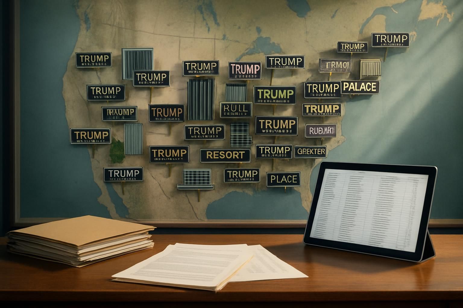 découvrez la liste complète des lieux, entreprises et institutions portant le nom de trump aux états-unis, et leur impact en amérique.