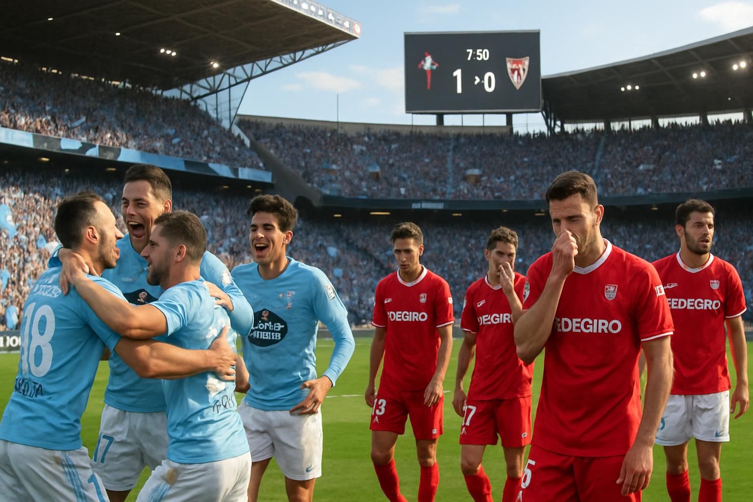découvrez comment le celta vigo s'approche du top 5 en liga tandis que le séville fc fait face à une crise majeure, bouleversant la saison du football espagnol.