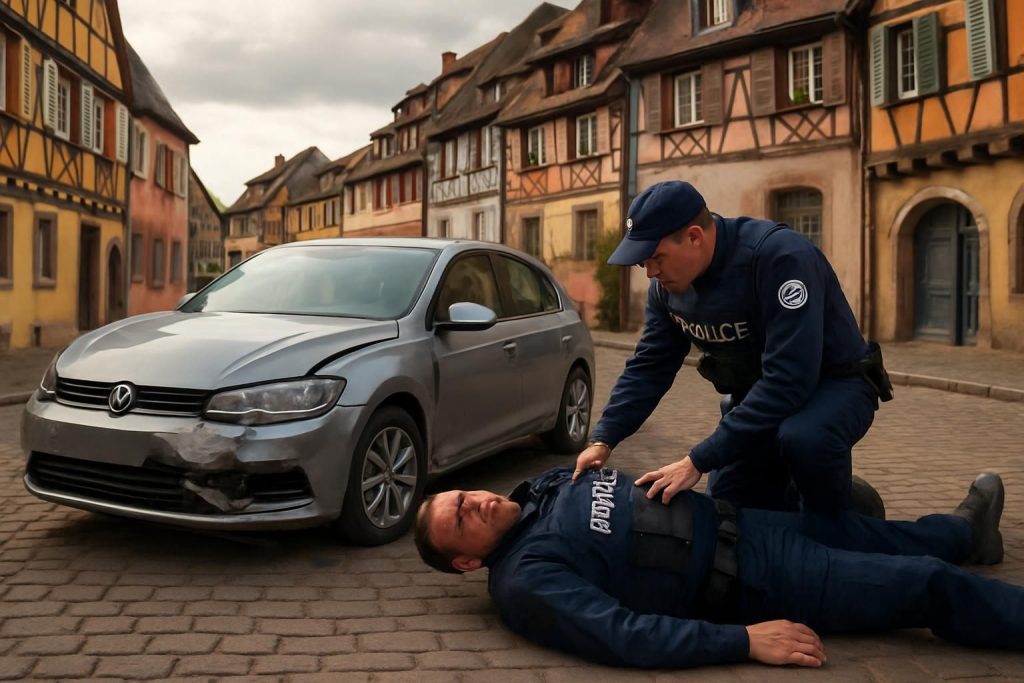 à colmar, un conducteur a été condamné à quatre ans de prison après avoir violemment percuté un policier lors d'une intervention. découvrez les détails de cette affaire judiciaire.