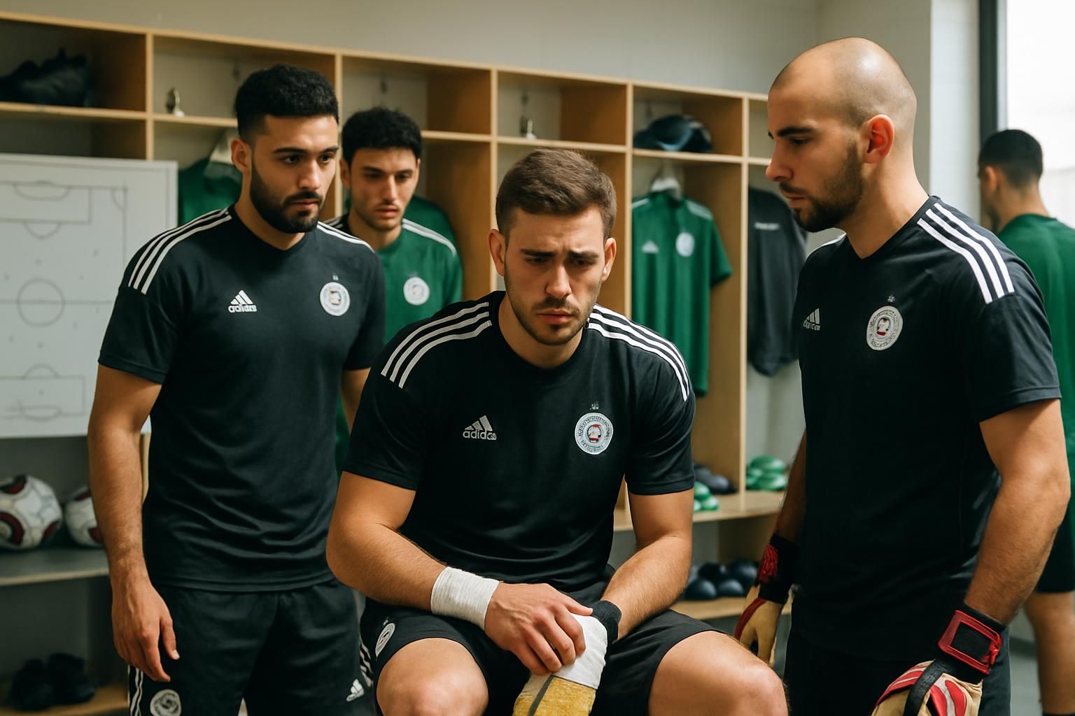 l'algérie inquiète pour la coupe du monde après la blessure de luca zidane, mettant en péril la stabilité de son trio de gardiens essentiels.