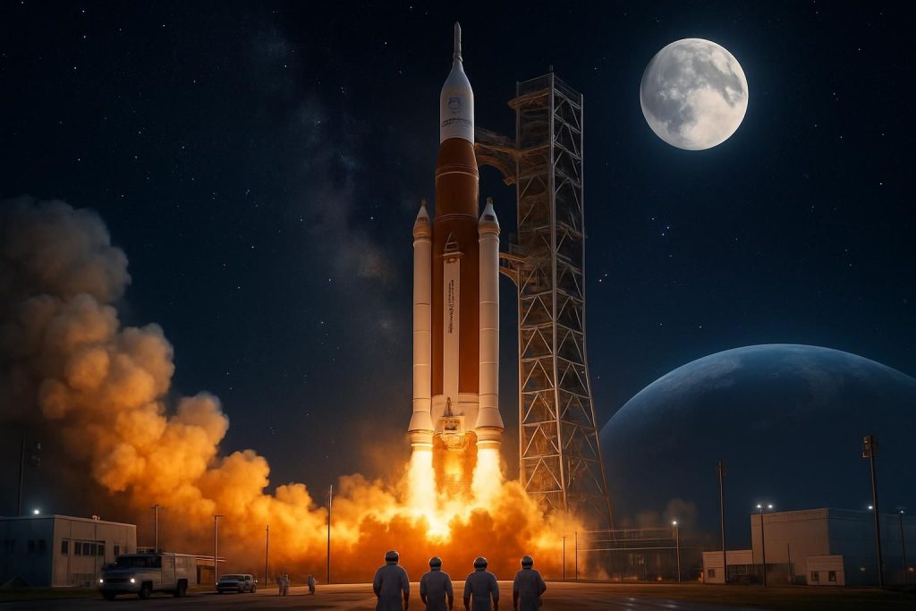 suivez en direct le décollage historique de la mission habitée artémis 2 vers la lune, la première depuis des décennies. ne manquez rien de cet événement spatial exceptionnel !