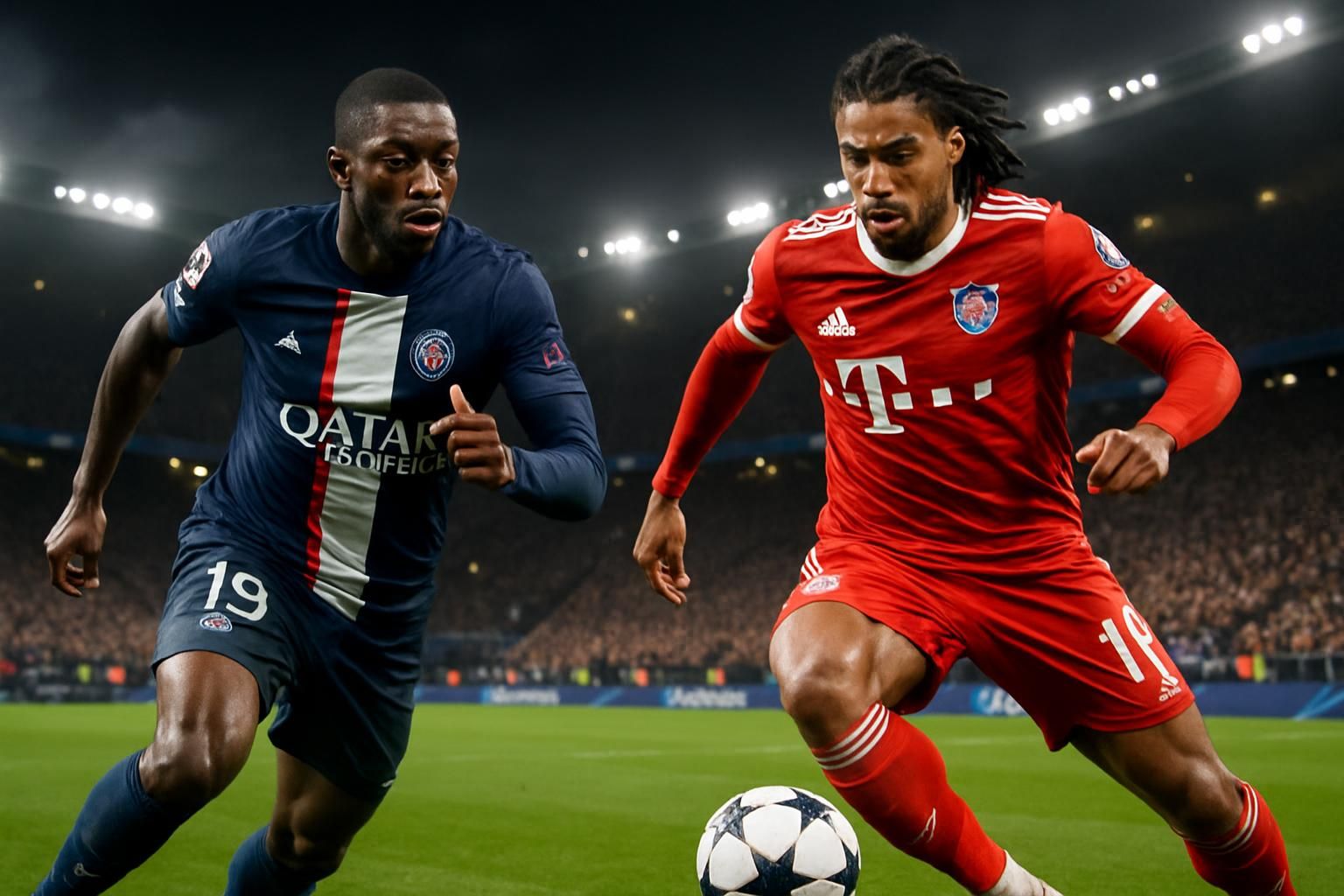 découvrez les statistiques impressionnantes de la première manche épique entre le psg et le bayern en demi-finale de ligue des champions, avec dembélé en mode record et olise totalement unstoppable.