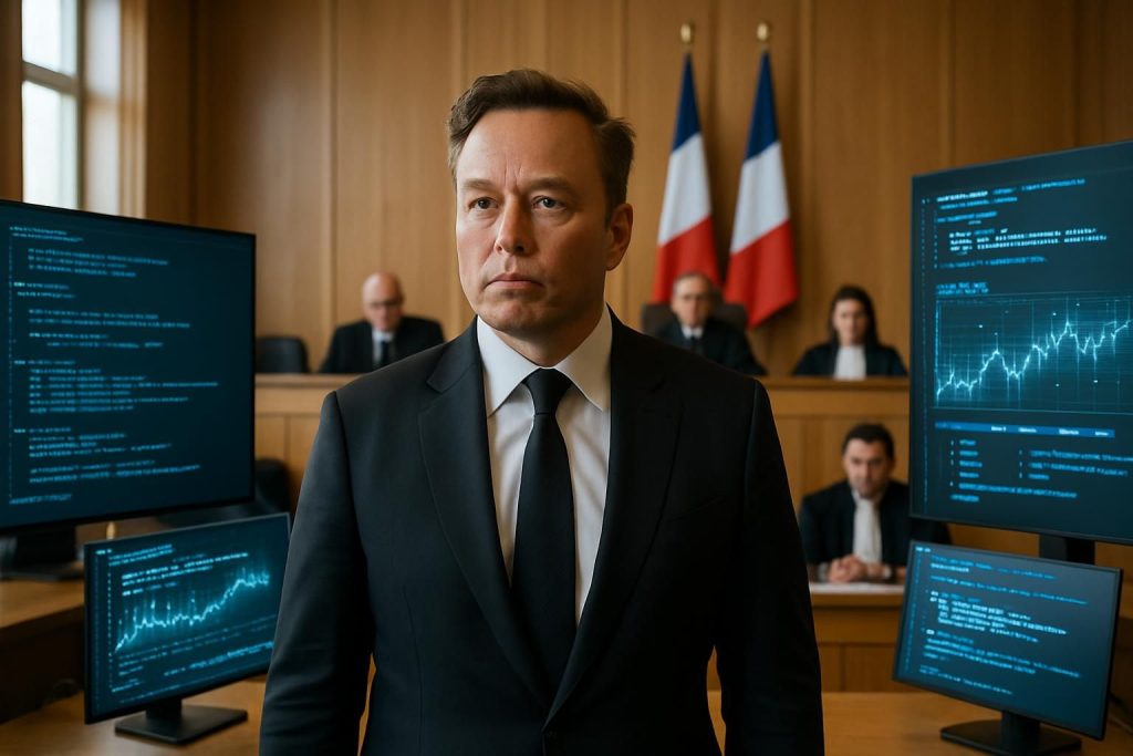 découvrez comment elon musk se retrouve confronté à la justice française suite aux controverses liées aux récents changements d'algorithme.