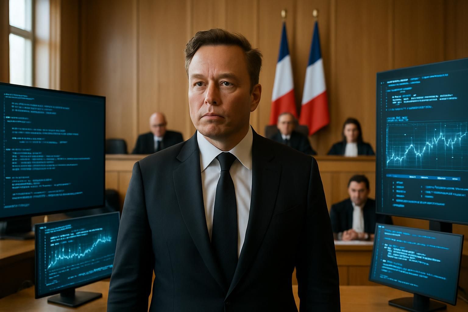 découvrez comment elon musk se retrouve confronté à la justice française suite aux controverses liées aux récents changements d'algorithme.