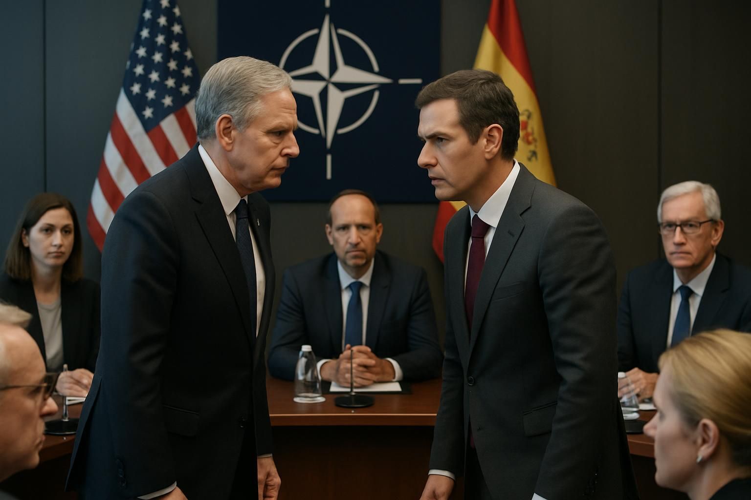 découvrez les implications possibles d'une suspension de l'espagne de l'otan en réponse aux tensions avec les états-unis. analyse des enjeux géopolitiques et des réactions internationales.