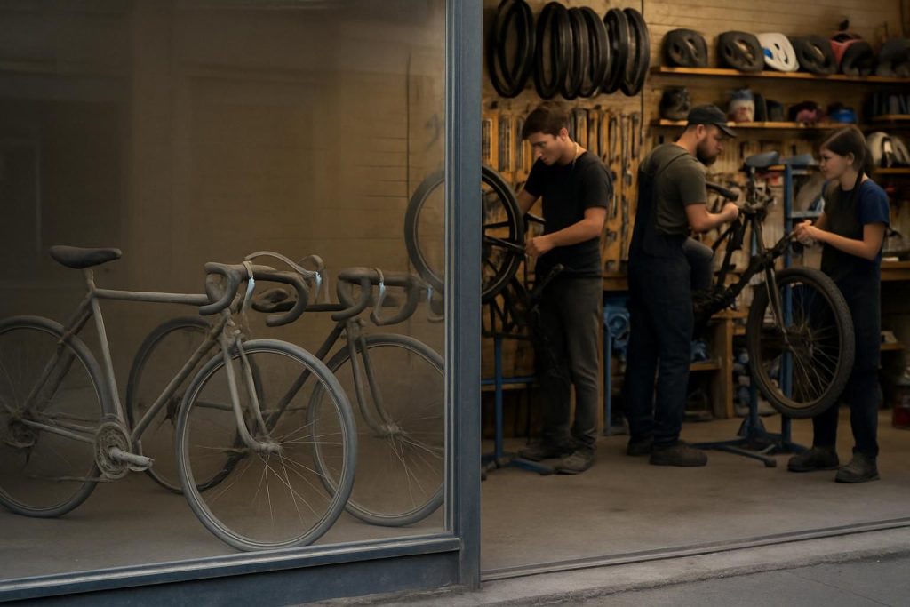 découvrez comment l'évolution des modes de vie impacte le marché du vélo : baisse des ventes de vélos mais croissance continue de l'équipement et des services de réparation.