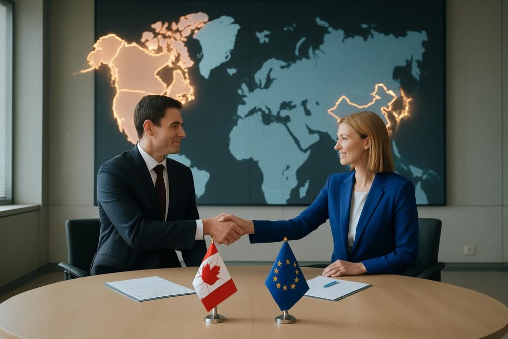 analyse géopolitique sur la possibilité pour le canada de devenir un acteur clé au sein de l'union européenne, une idée qui suscite un intérêt croissant et soulève de nombreuses questions.