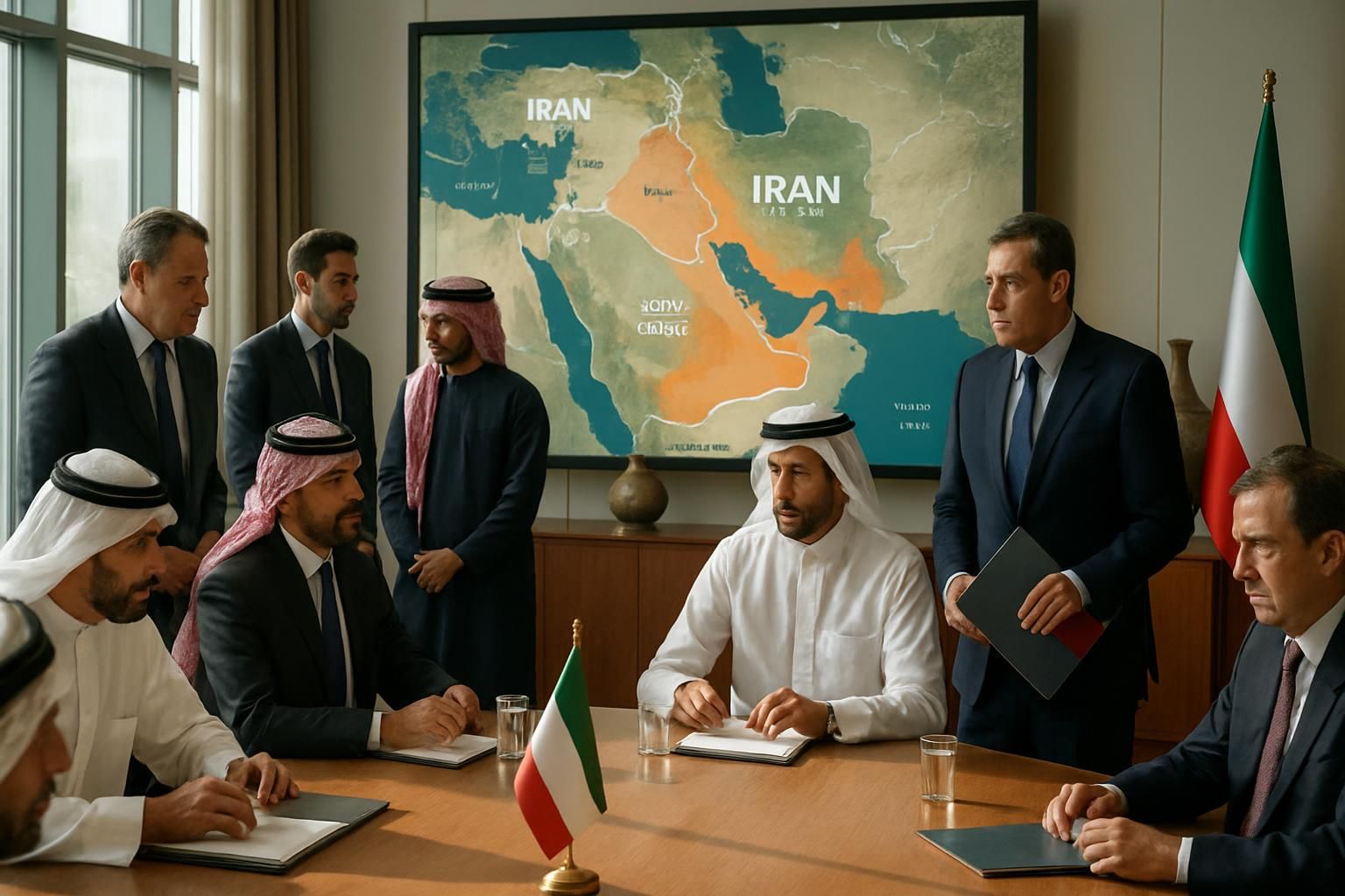 analyse géopolitique du cessez-le-feu en iran : un mélange de soulagement et d'inquiétudes parmi les états du golfe face aux enjeux régionaux.