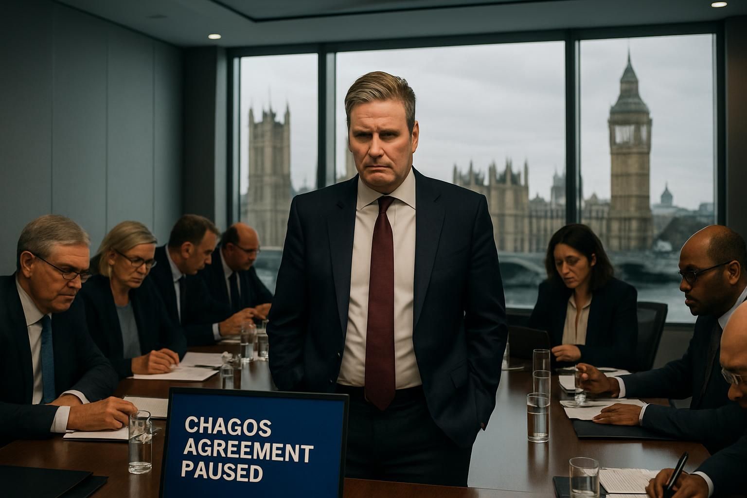 londres suspend l'accord sur l'archipel des chagos, un revers majeur pour keir starmer dans le contexte géopolitique actuel.