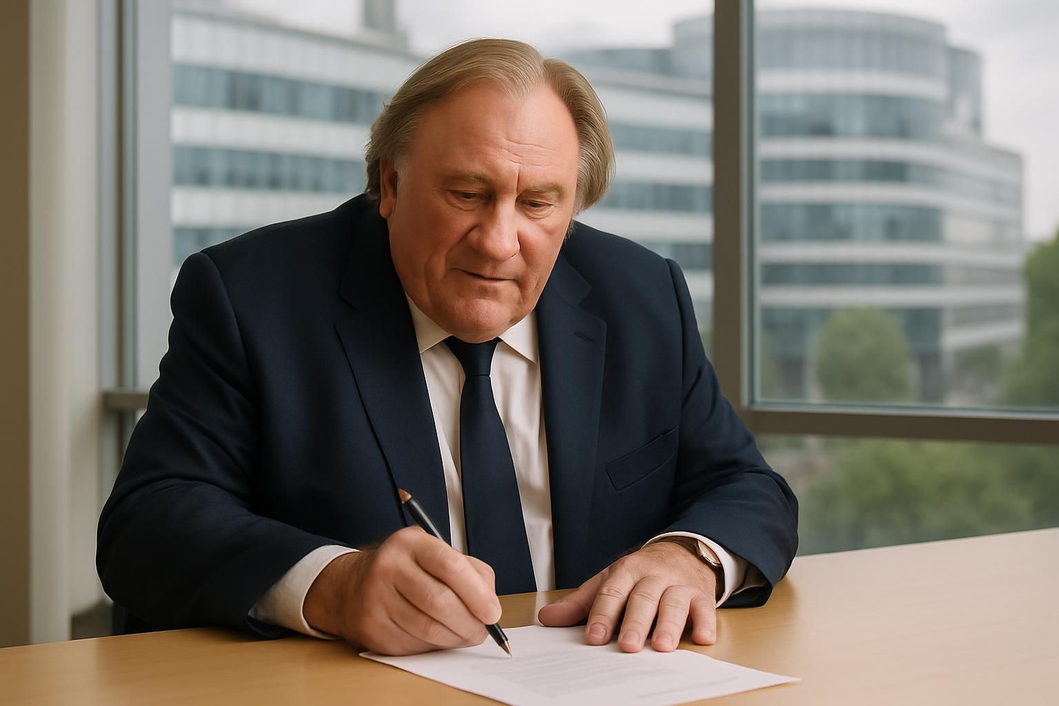 gérard depardieu abandonne ses poursuites judiciaires contre france télévisions concernant l'émission "complément d’enquête", mettant fin à un long différend médiatique.