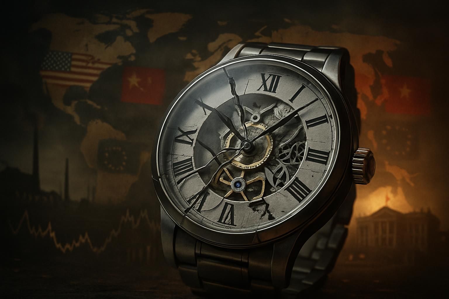 découvrez comment les enjeux géopolitiques et économiques mondiaux menacent l'industrie horlogère suisse, symbole d'excellence et de tradition, dans un contexte de défis sans précédent.