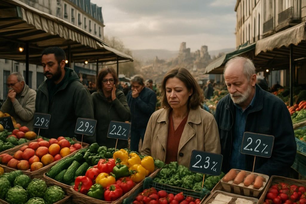découvrez comment l'inflation en france atteint 2,2 % sur un an, principalement en raison de l'impact durable du conflit au moyen-orient qui continue de faire augmenter les prix.