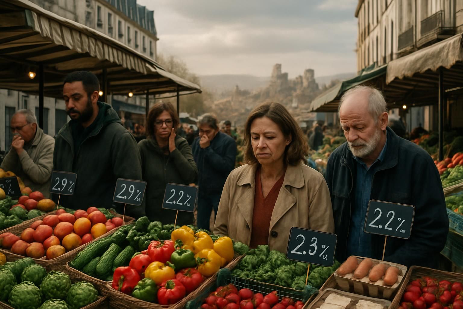découvrez comment l'inflation en france atteint 2,2 % sur un an, principalement en raison de l'impact durable du conflit au moyen-orient qui continue de faire augmenter les prix.